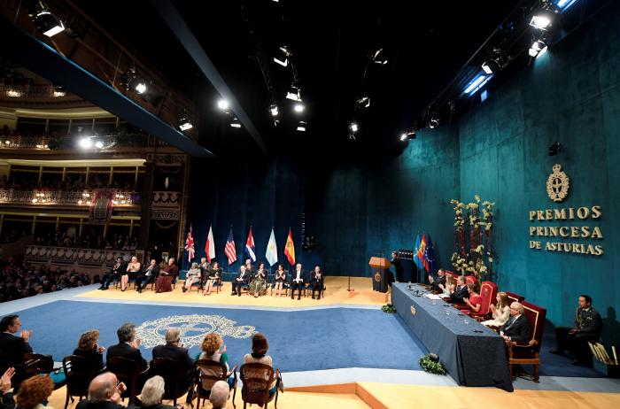 El estreno de Leonor en los Princesa de Asturias, en imágenes