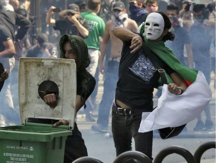 Disturbios en París tras una manifestación pro-palestina que había sido prohibida (FOTOS)