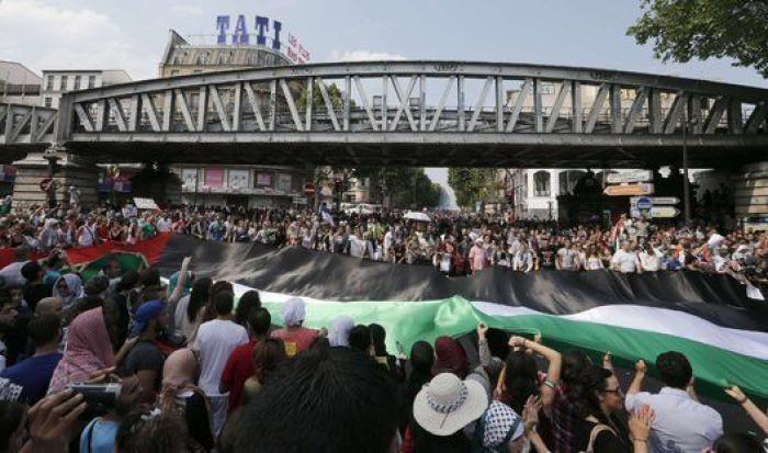 Disturbios en París tras una manifestación pro-palestina que había sido prohibida (FOTOS)