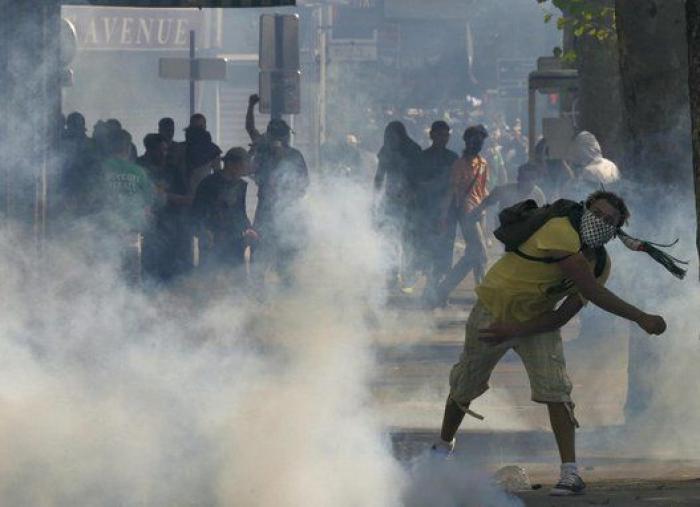 Disturbios en París tras una manifestación pro-palestina que había sido prohibida (FOTOS)