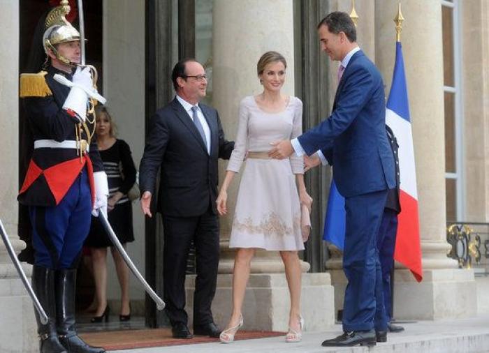 Las imágenes de los reyes en París