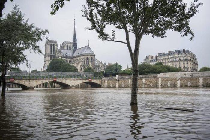 París inundado y en alerta por la crecida del Sena (FOTOS)