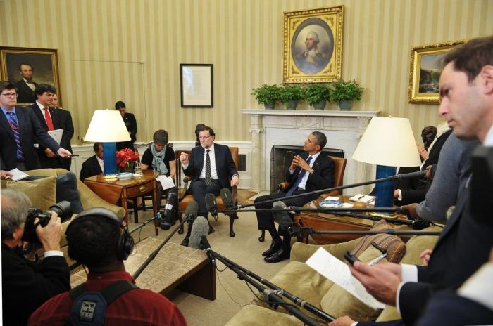 Obama elogia "el gran liderazgo" de Rajoy pero avisa del reto de reducir el paro