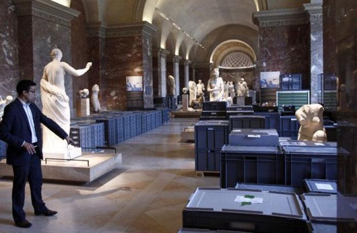 El Louvre y el Museo de Orsay ponen a salvo algunas de sus obras ante la subida del Sena en París (FOTOS)