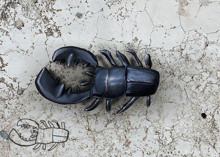 Dibujos infantiles hechos realidad: un artista holandés da vida a sus garabatos (FOTOS)