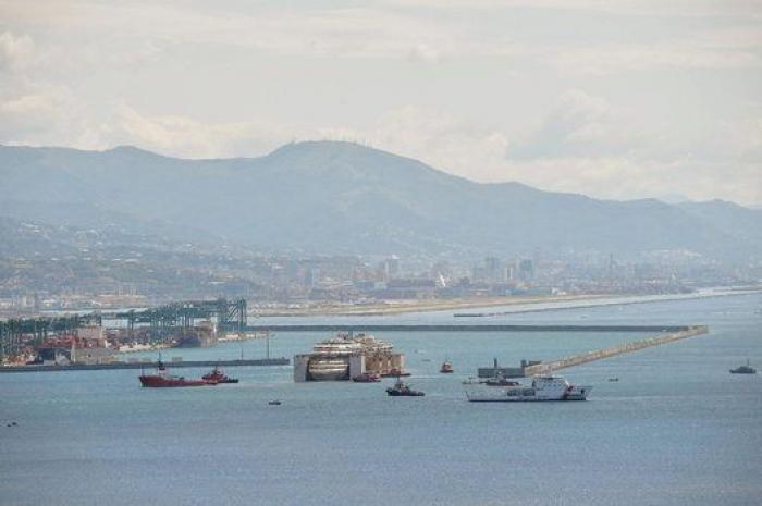 Naufragio del 'Costa Concordia': fotos de su llegada a Génova