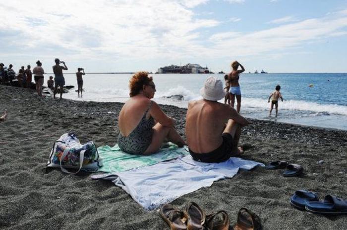 Naufragio del 'Costa Concordia': fotos de su llegada a Génova