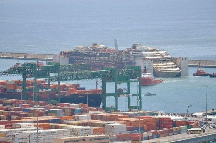Naufragio del 'Costa Concordia': fotos de su llegada a Génova