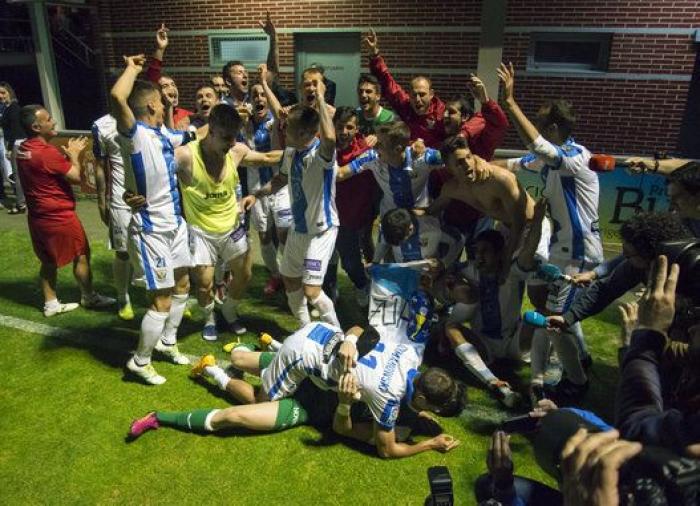 La fiesta por el ascenso del Leganés