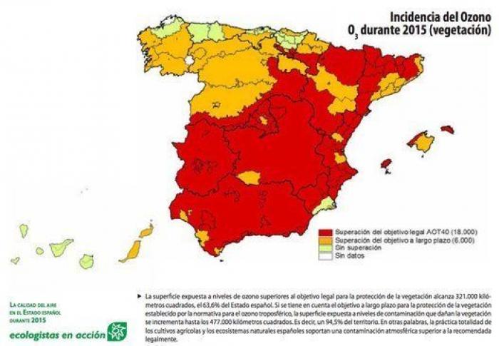 Pese a la pandemia, España sigue respirando aire contaminado