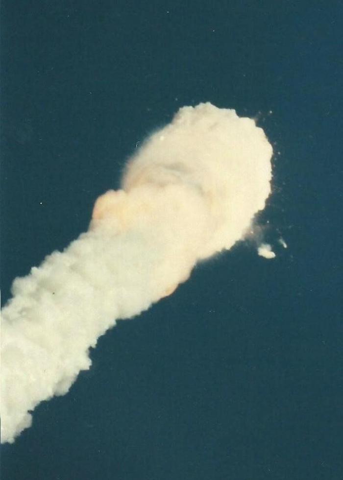 Aparecen imágenes nunca vistas de la tragedia del Challenger (FOTOS)