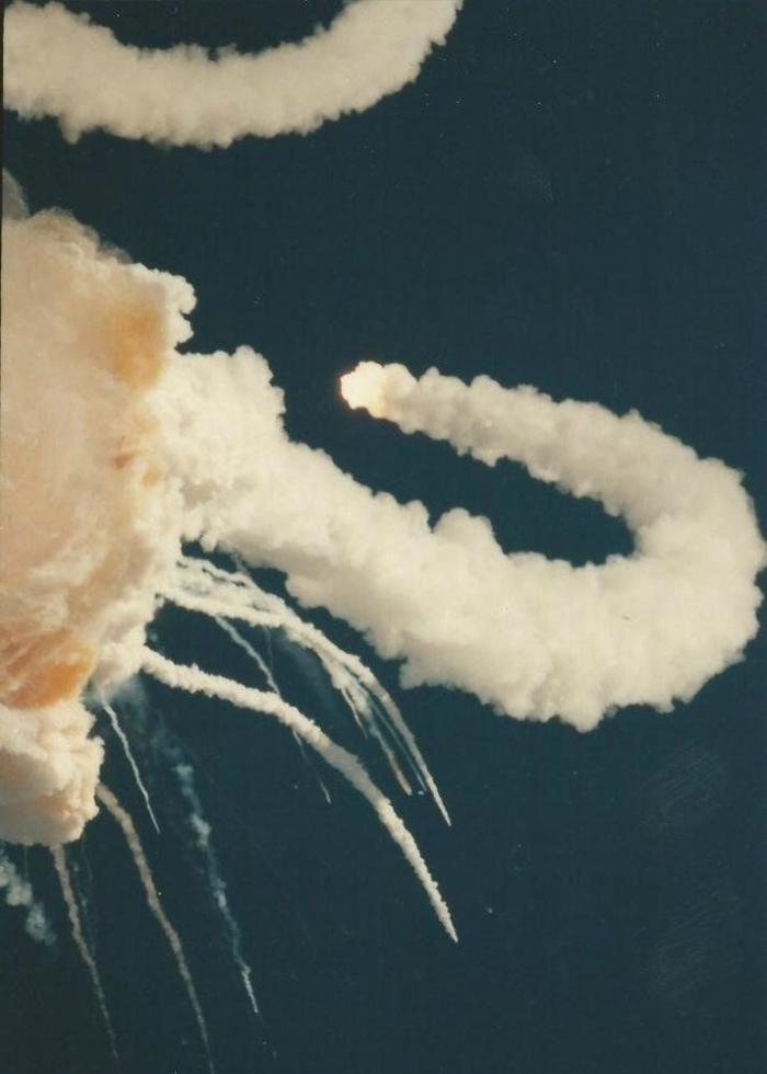 Aparecen imágenes nunca vistas de la tragedia del Challenger (FOTOS)