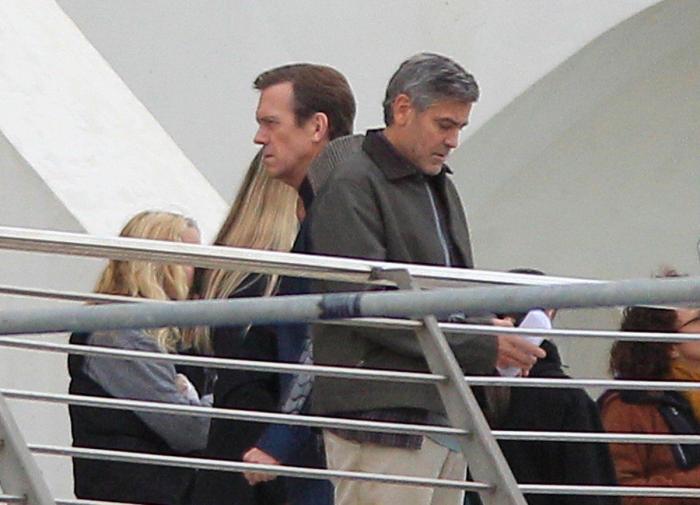George Clooney ya rueda en Valencia entre edificios de Calatrava (FOTOS)