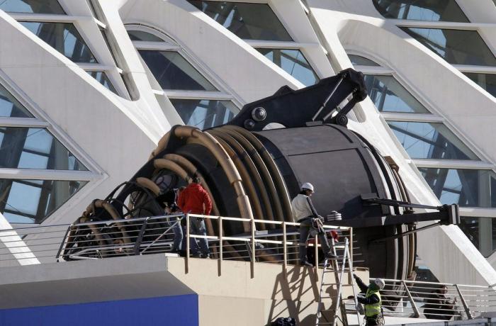 George Clooney ya rueda en Valencia entre edificios de Calatrava (FOTOS)
