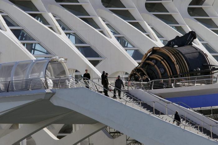 George Clooney ya rueda en Valencia entre edificios de Calatrava (FOTOS)