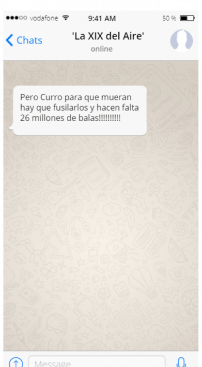 La Fiscalía abre diligencias sobre el chat de mandos militares retirados