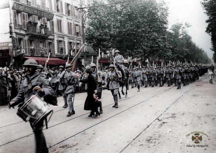 La Primera Guerra Mundial, a todo color (FOTOS)