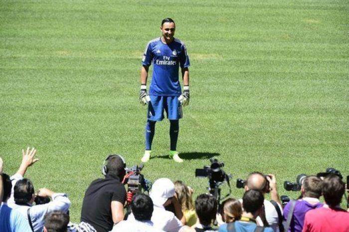 Keylor Navas, presentado como nuevo portero del Real Madrid (FOTOS)