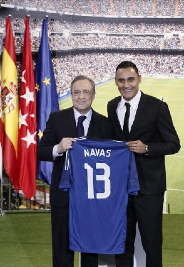 Keylor Navas, presentado como nuevo portero del Real Madrid (FOTOS)