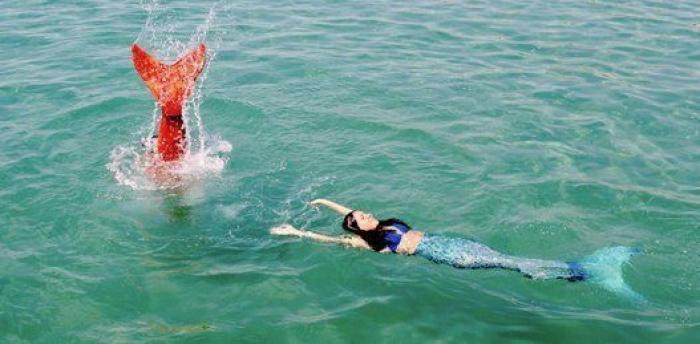 Actividades de verano diferentes: nadar como una sirena (FOTOS, VÍDEO)