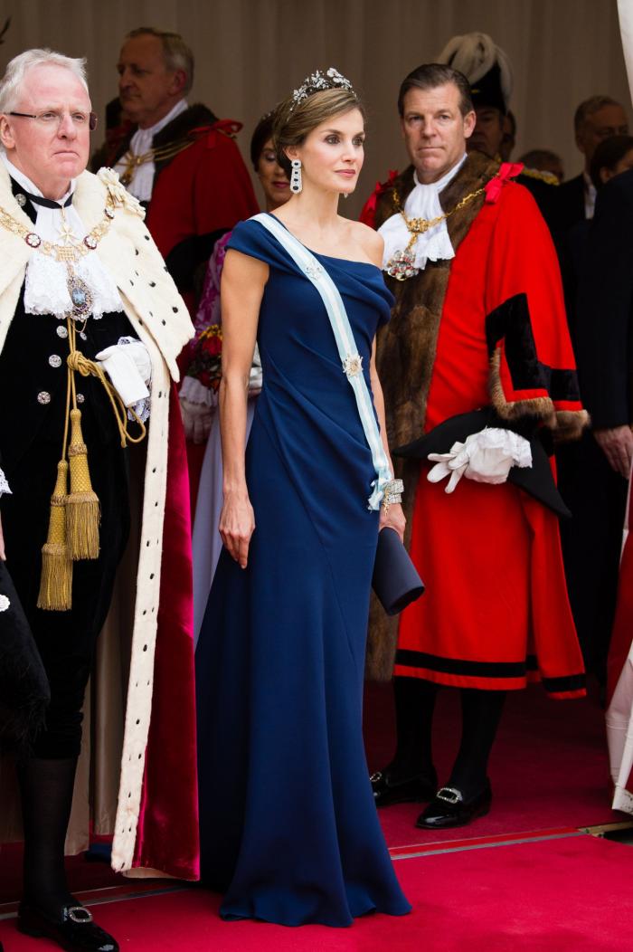 El vestido de la reina Letizia en Buckingham, ¿clavado a este Zuhair Murad?