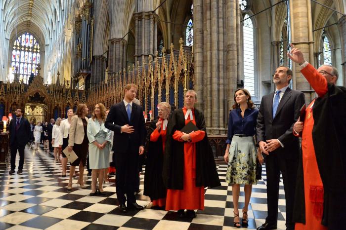El vestido de la reina Letizia en Buckingham, ¿clavado a este Zuhair Murad?