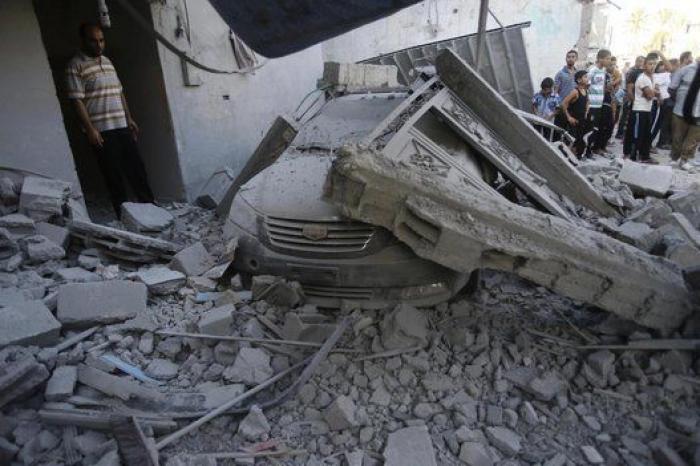 Tres palestinos muertos, dos de ellos menores, en los ataques de madrugada en Gaza (FOTOS)