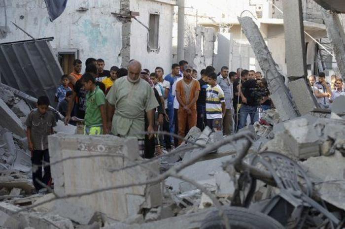 Tres palestinos muertos, dos de ellos menores, en los ataques de madrugada en Gaza (FOTOS)