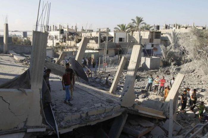 Tres palestinos muertos, dos de ellos menores, en los ataques de madrugada en Gaza (FOTOS)