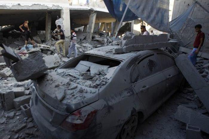 Tres palestinos muertos, dos de ellos menores, en los ataques de madrugada en Gaza (FOTOS)