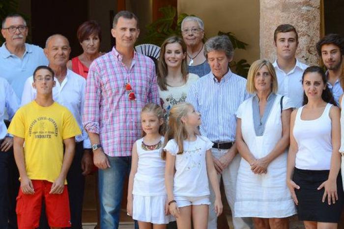 Los reyes visitan a los voluntarios que reforestan la Sierra de Tramuntana (FOTOS)