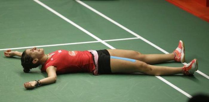 La explicación a los comentados gritos de Carolina Marín en sus partidos