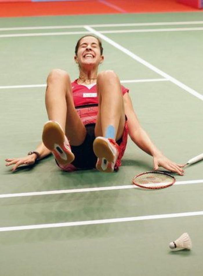 La explicación a los comentados gritos de Carolina Marín en sus partidos