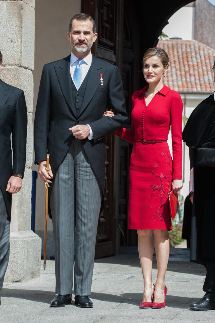 El mensaje detrás del último vestido rojo de Letizia