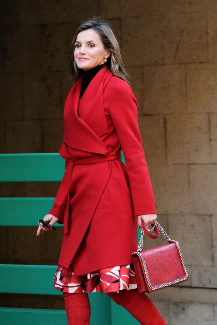El mensaje detrás del último vestido rojo de Letizia