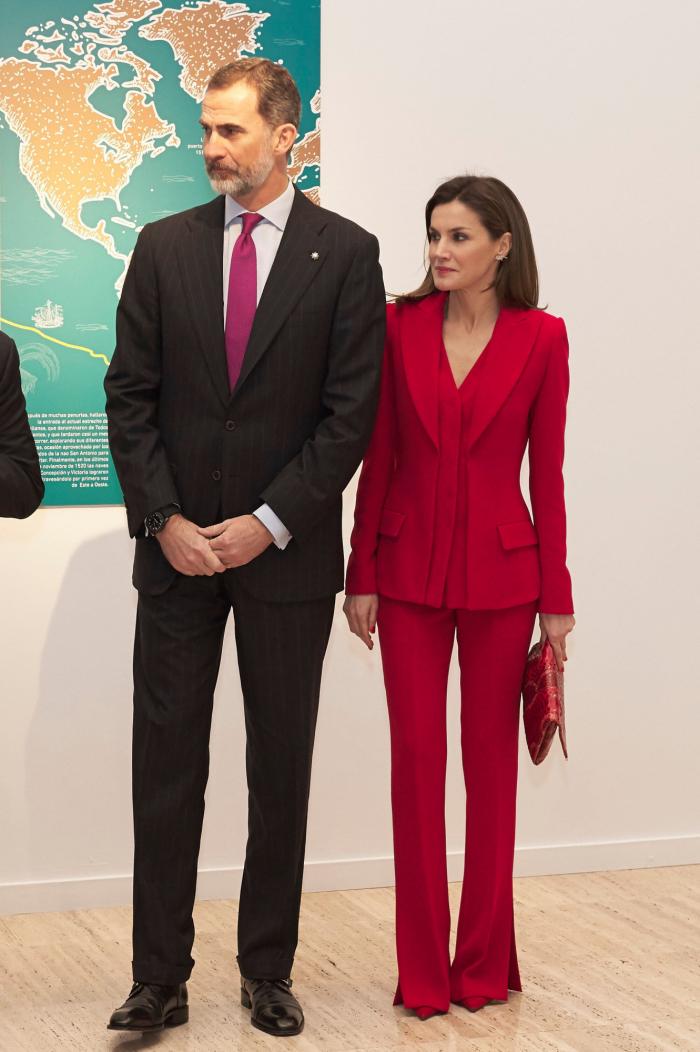 El mensaje detrás del último vestido rojo de Letizia