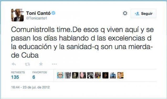 Cantó llama cobarde a Gabilondo y en Twitter le recuerdan este pequeño detalle
