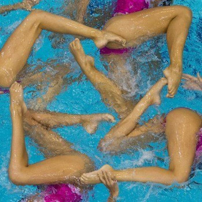 19 fotos impresionantes de los campeonatos de natación sincronizada