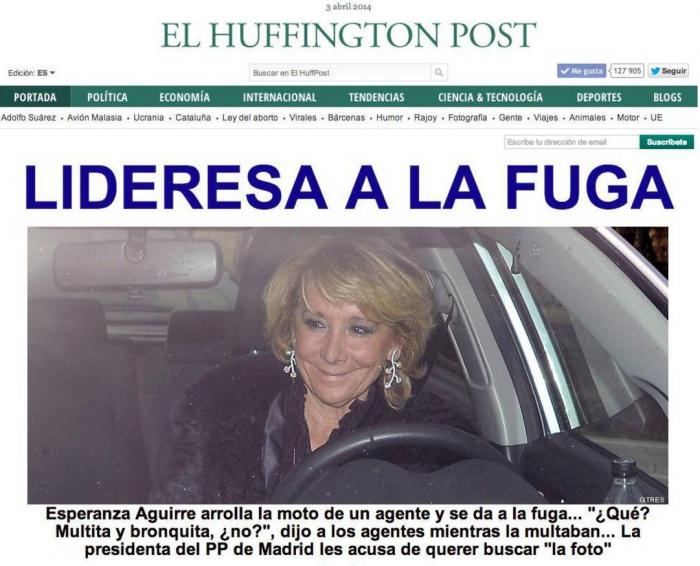 Esperanza Aguirre acude a declarar como imputada por la financiación ilegal del PP