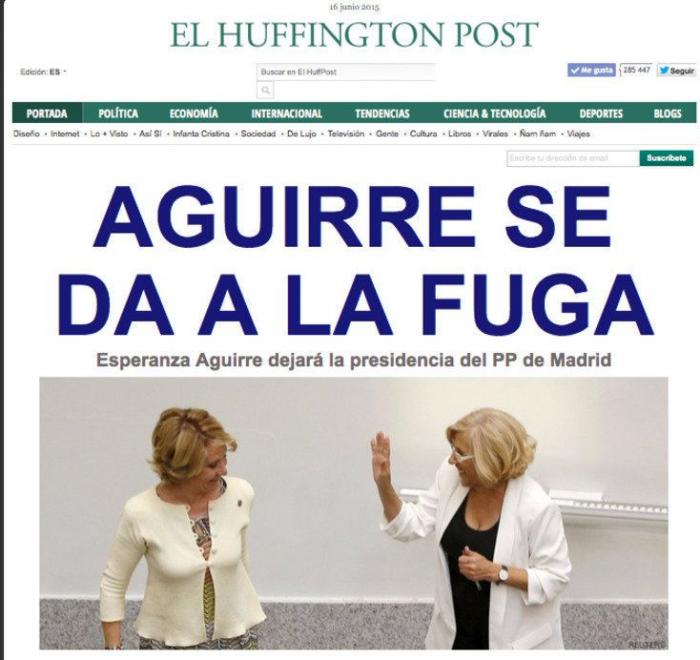 Esperanza Aguirre acude a declarar como imputada por la financiación ilegal del PP