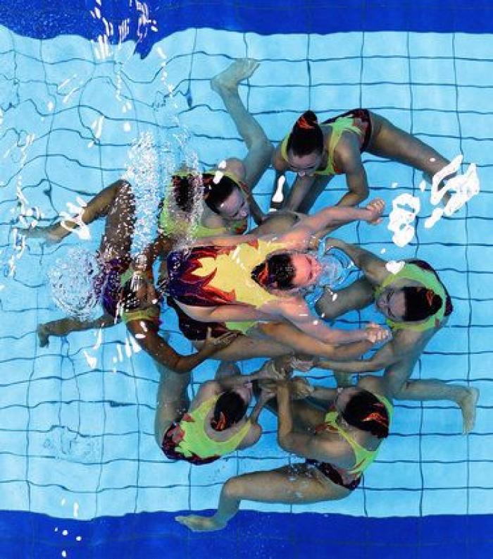 19 fotos impresionantes de los campeonatos de natación sincronizada