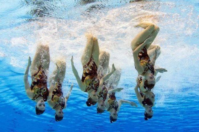 19 fotos impresionantes de los campeonatos de natación sincronizada