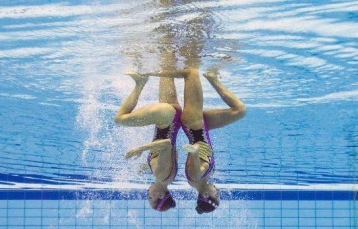 19 fotos impresionantes de los campeonatos de natación sincronizada