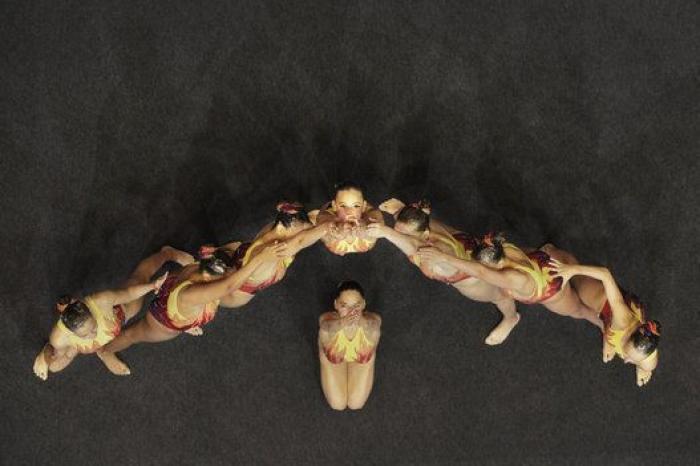 19 fotos impresionantes de los campeonatos de natación sincronizada