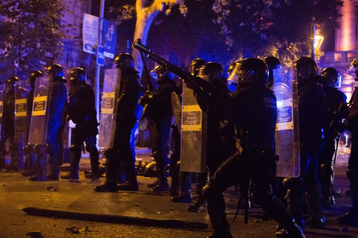 Trump usa imágenes de altercados independentistas en Barcelona como si fuesen de EEUU