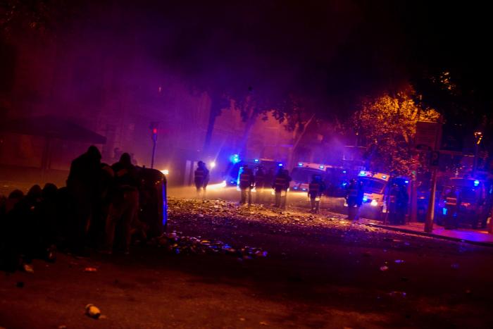 Trump usa imágenes de altercados independentistas en Barcelona como si fuesen de EEUU