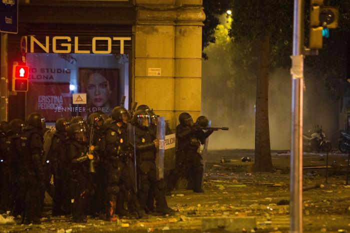 Trump usa imágenes de altercados independentistas en Barcelona como si fuesen de EEUU