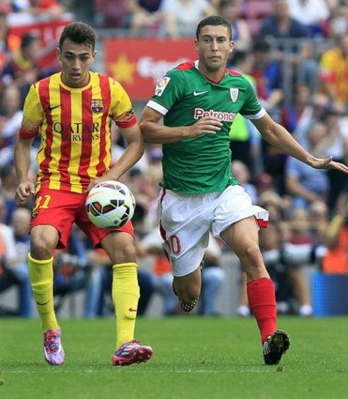 El Barça y el Athletic, con los colores de la senyera y la ikurriña (FOTOS)