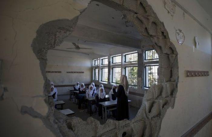 Unos 240.000 niños vuelven al cole en Gaza (FOTOS)