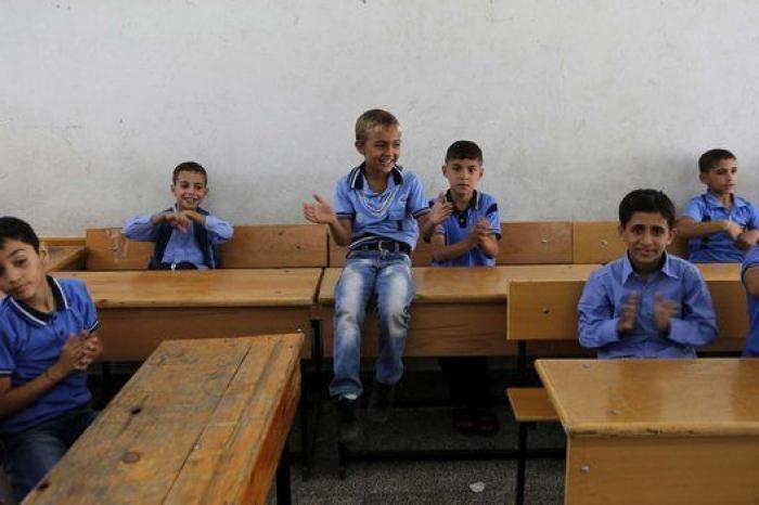 Unos 240.000 niños vuelven al cole en Gaza (FOTOS)